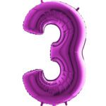 purple-number-3-helium-balloon