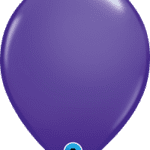 11" purple latex balloon
