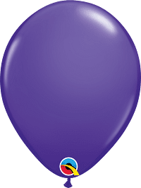 11" purple latex balloon