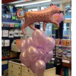 leopard-pink-balloon-helium-arrangement