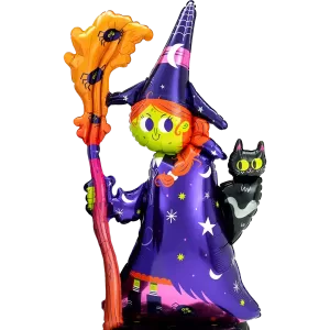 scary Witch Halloween party decoration balloon