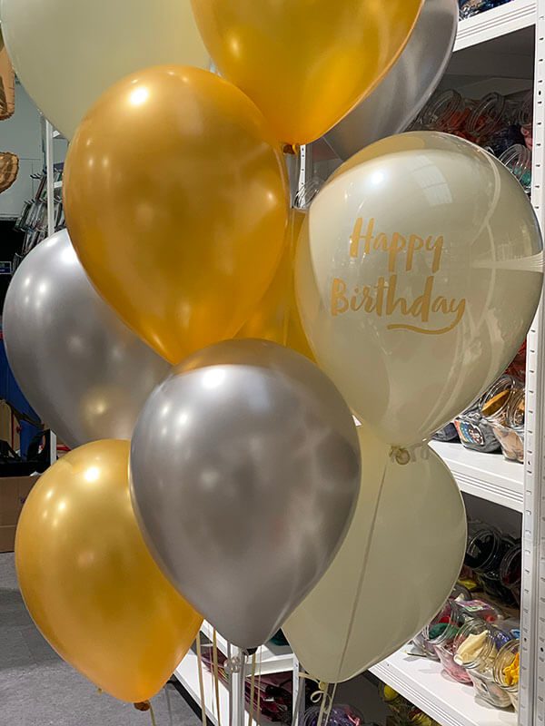 birthday-gold-silver-ivory-latex-arrangement-helium